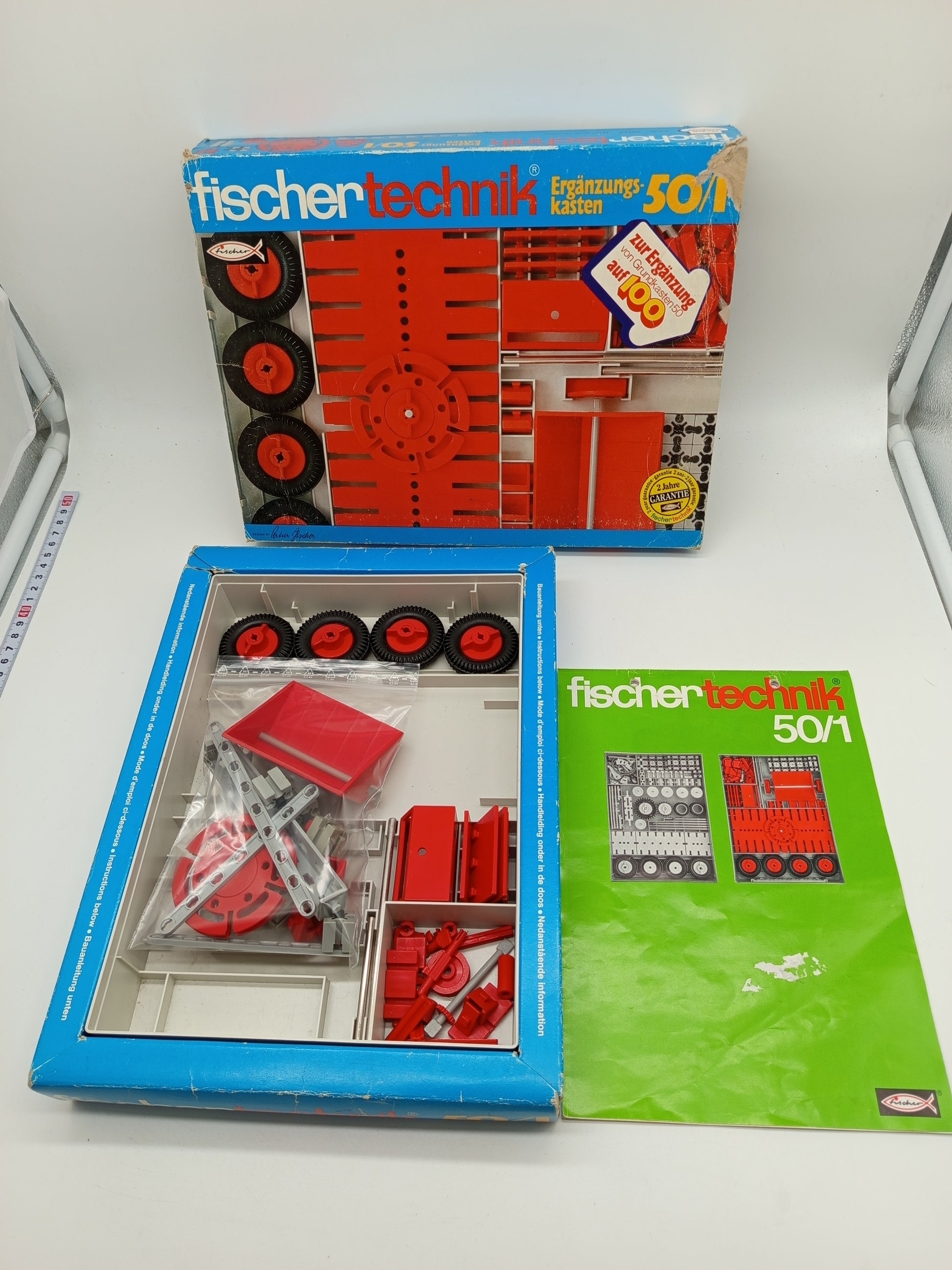 Fischertechnik Baukasten Sets – Statik & Mot Serien, vintage