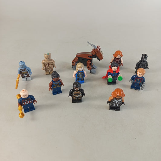 LEGO Bundle Marvel Set von 12 Figuren & Kreatur, ab 6 7 8 Jahre | ✅ geprüft 
