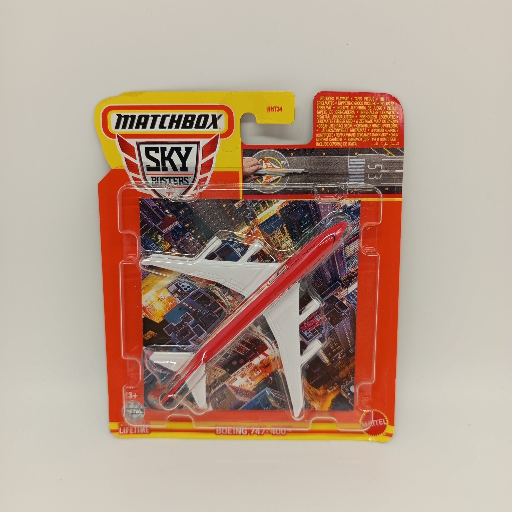 Matchbox Sky Busters Set von 2 – Boeing 747 & SpaceX Dragon, OVP, neu