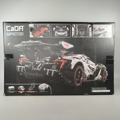 CaDA Master Series V12 Hypercar C61053W – 1:8 RC Bausteine Set, OVP