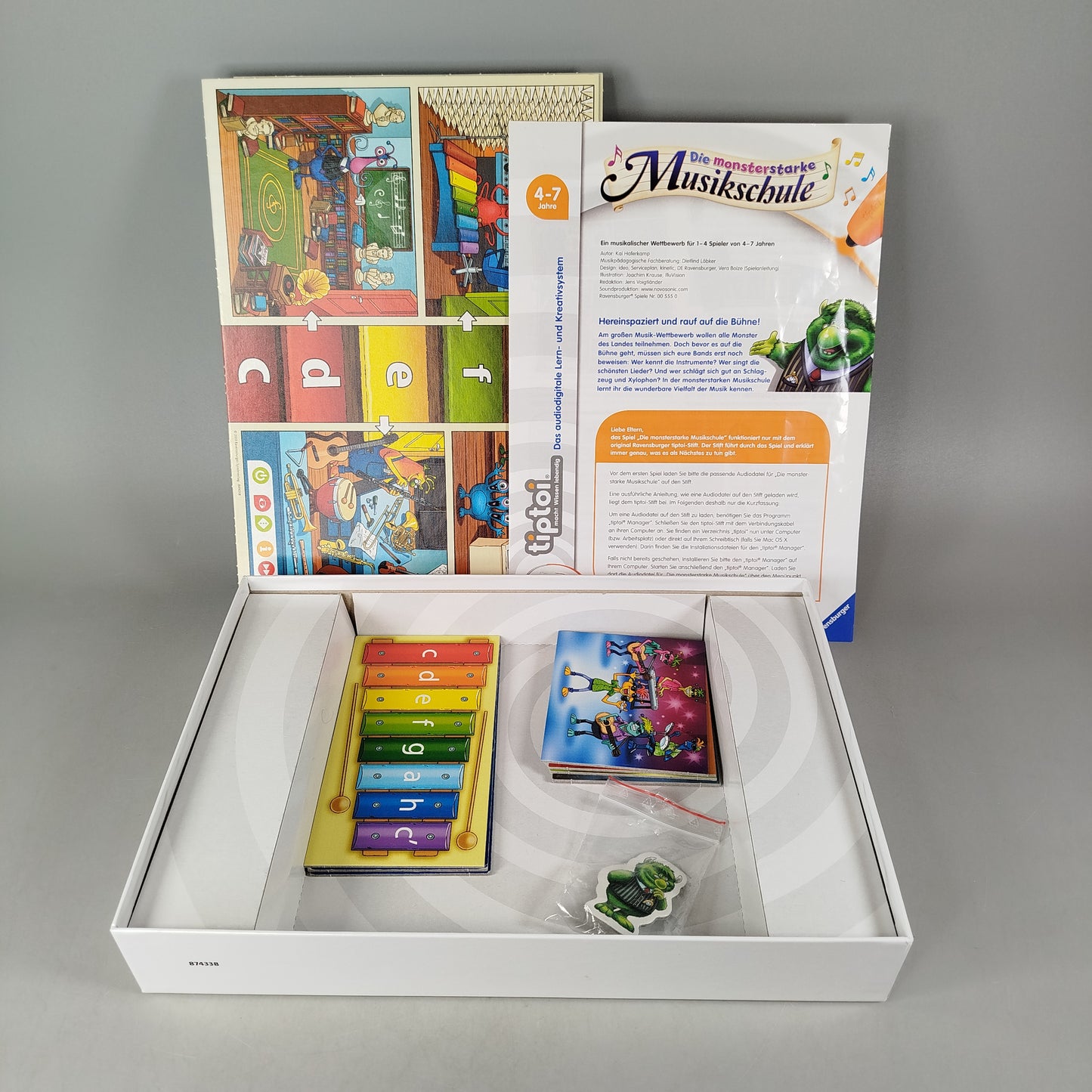 Ravensburger tiptoi Die monsterstarke Musikschule Lernspiel 008128