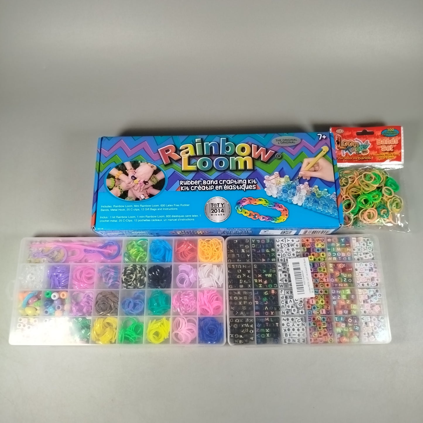 Bundle Rainbow Loom Set von 2 Bastelsets, gebraucht, ab 6 Jahre 