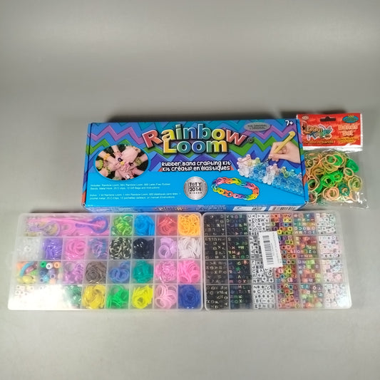 Bundle Rainbow Loom Set von 2 Bastelsets, gebraucht, ab 6 Jahre 