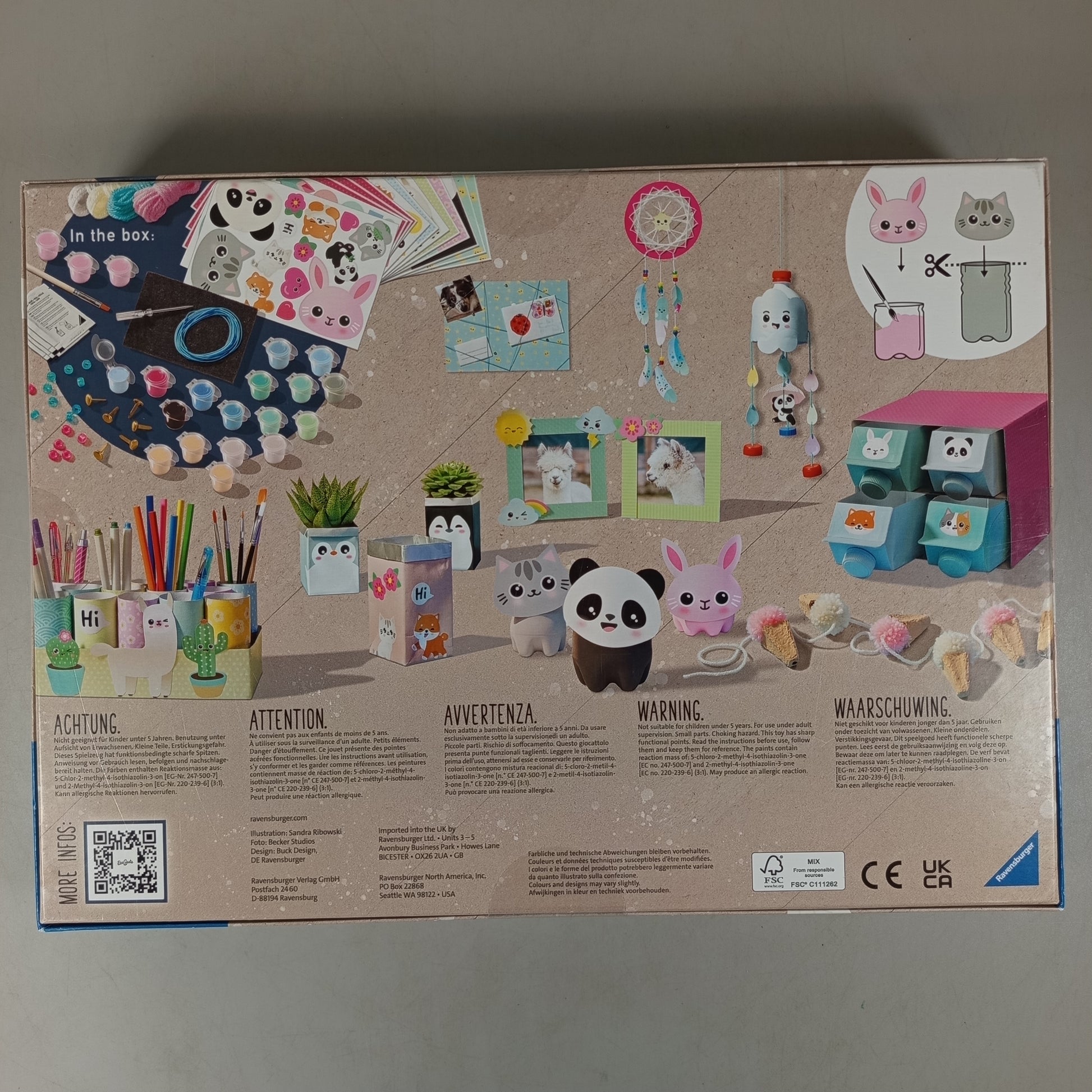 Ravensburger EcoCreate ✂️🎀 Bastelset, neu, ab 6 7 8 Jahre | ✅ geprüft 