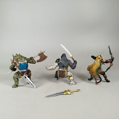 Schleich Bundle Fantasy Krieger 3x Figuren, ab 6 7 8 Jahre | ✅ geprüft 