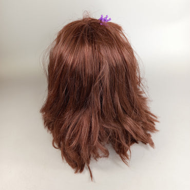 Bayer Design Stylingkopf – Frisierpuppe mit lila Haarclip