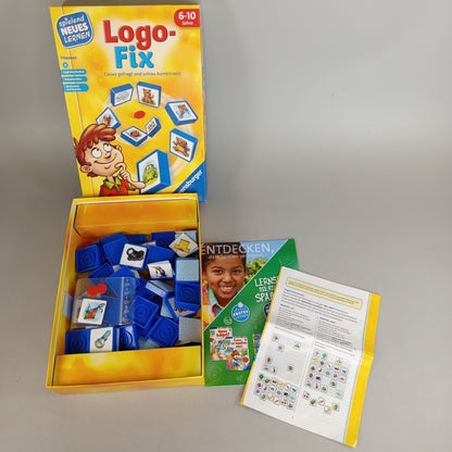 Ravensburger Lernspiel Logo Fix – Brettspiel für Kinder ab 6 Jahren