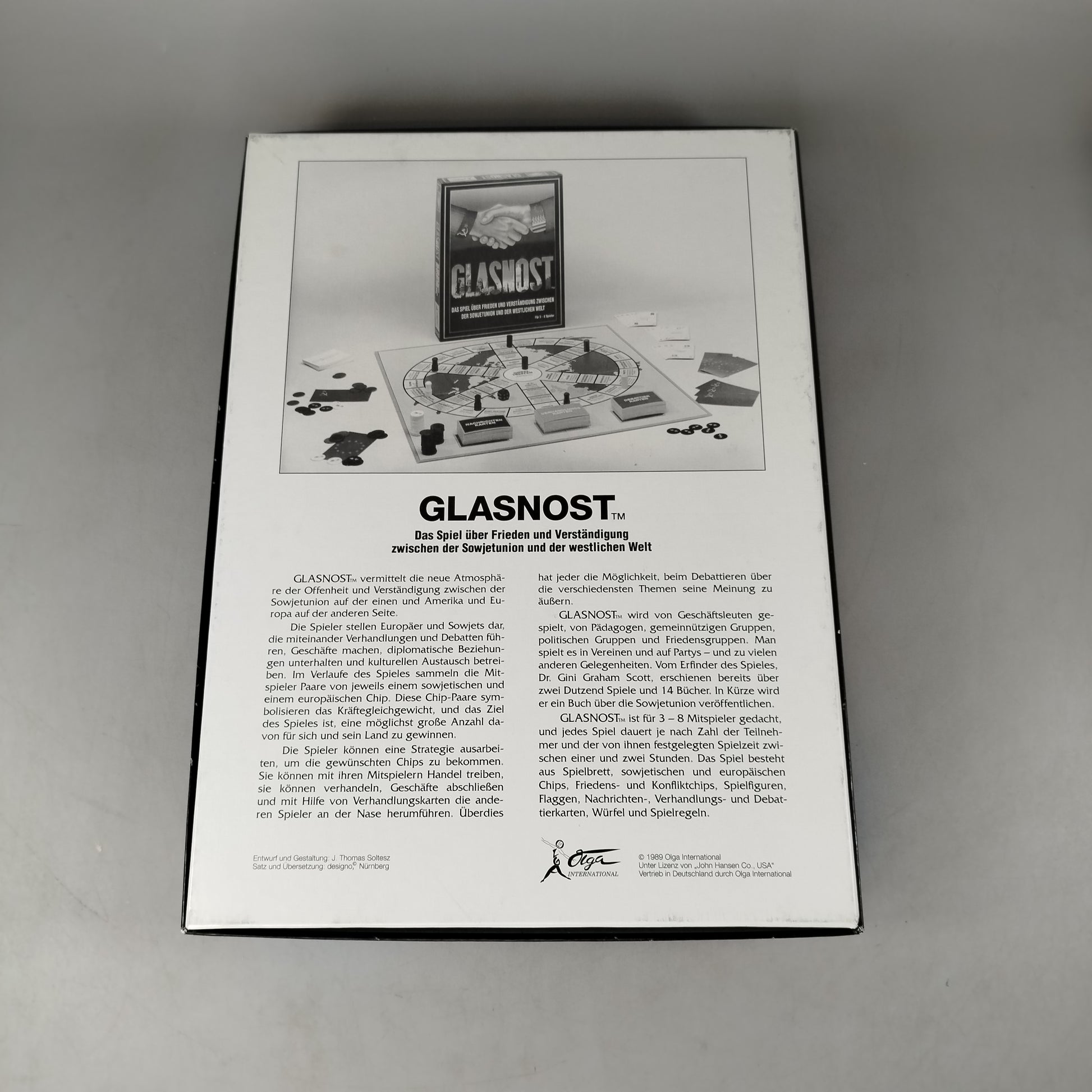 Olga International Glasnost Spiel, gebraucht, ab 10 11 12 Jahre | ✅ geprüft 