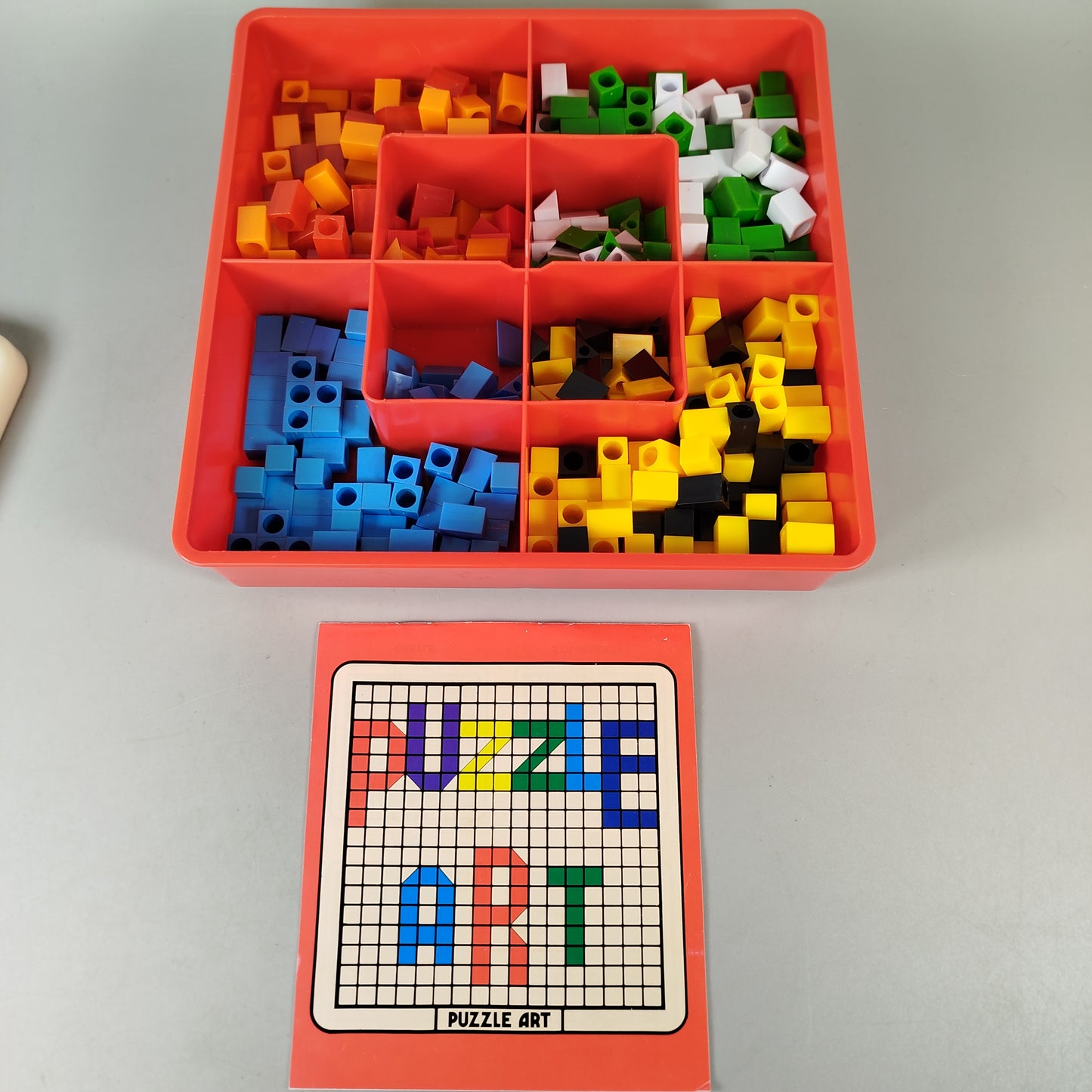Puzzle Art Mosaikbrett Steckspiel mit bunten Steinen Set