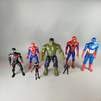 Hasbro Marvel Actionfiguren Set von 7 – Spider-Man, Hulk