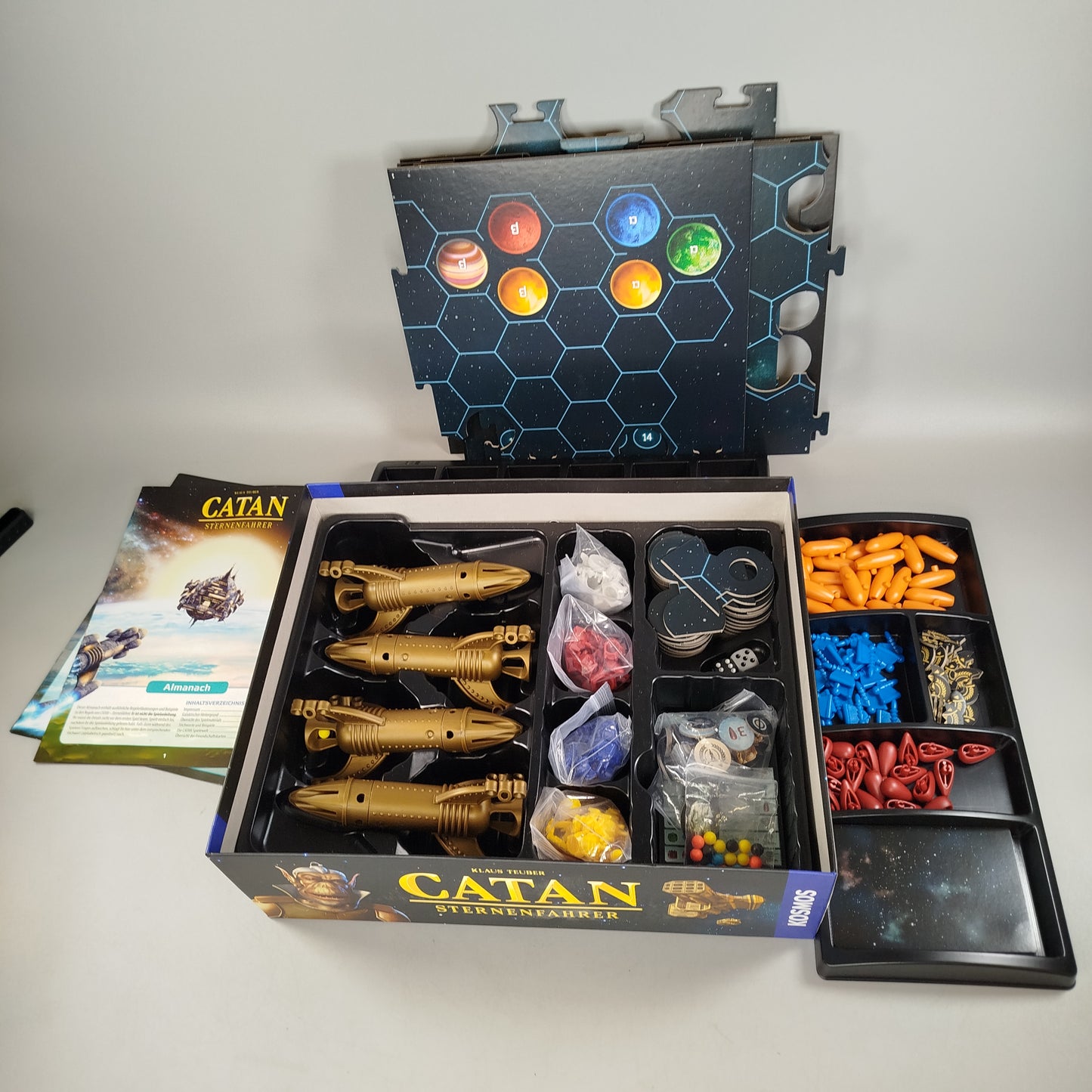 Kosmos Catan Sternenfahrer Brettspiel, wie neu, ab 10 11 12 Jahre | ✅ geprüft 