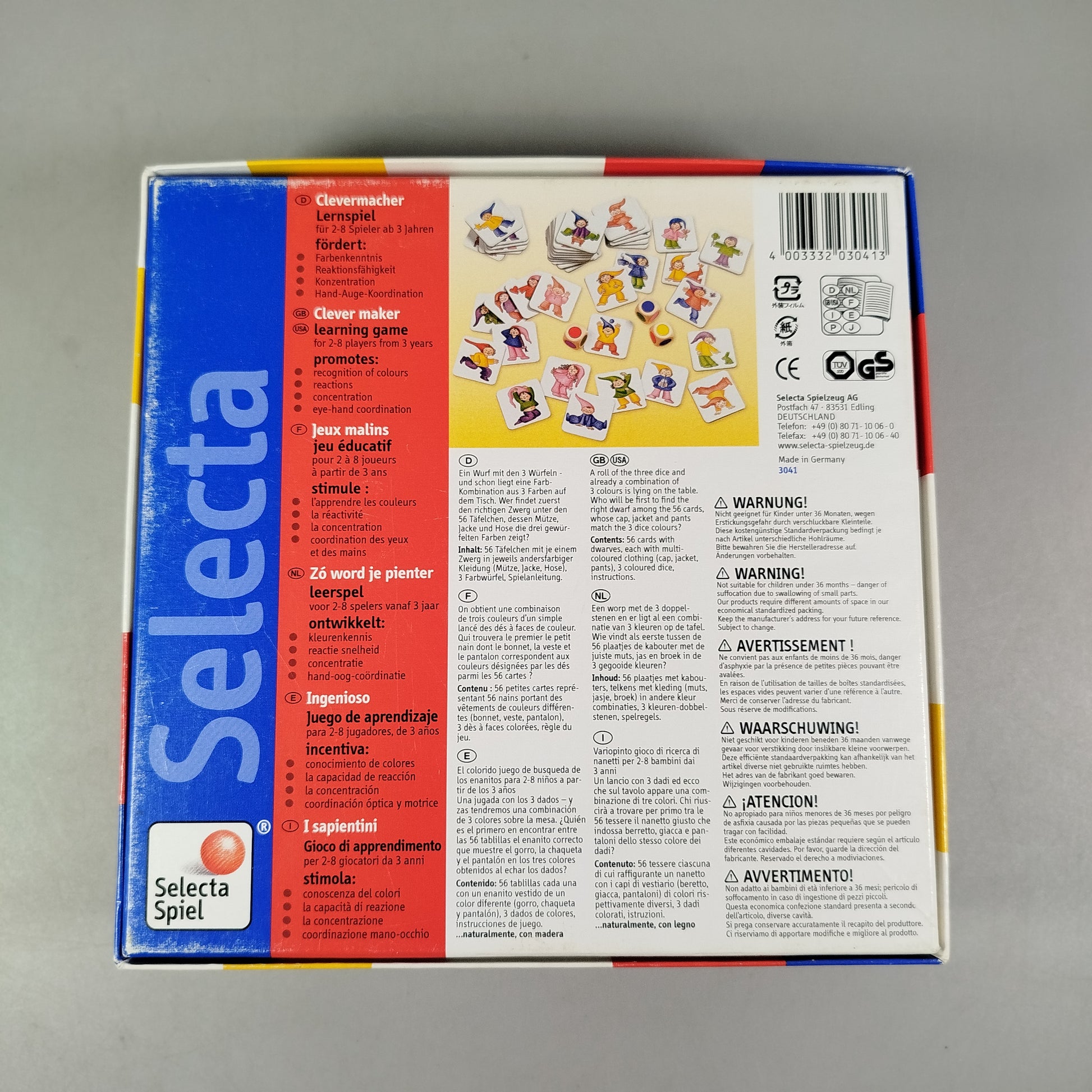 Selecta Spiel Würfel-Zwerge Spiel, gebraucht, ab 3 4 5 Jahre | ✅ geprüft 