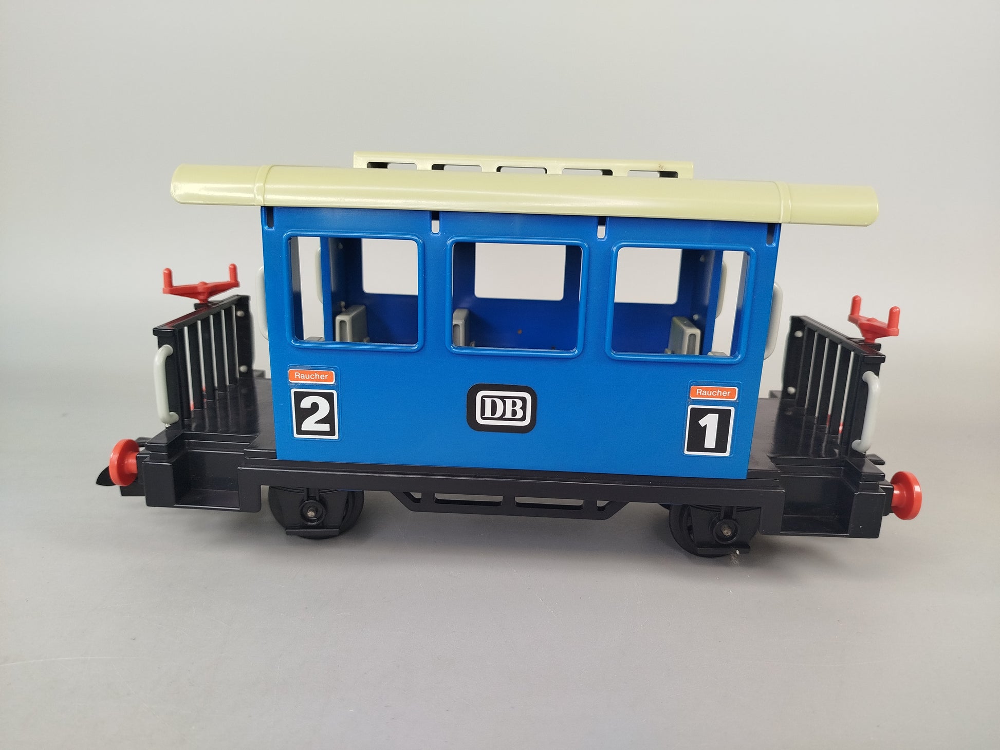 Playmobil Eisenbahn Dampflok 4000 mit Wagen & Figur, OVP