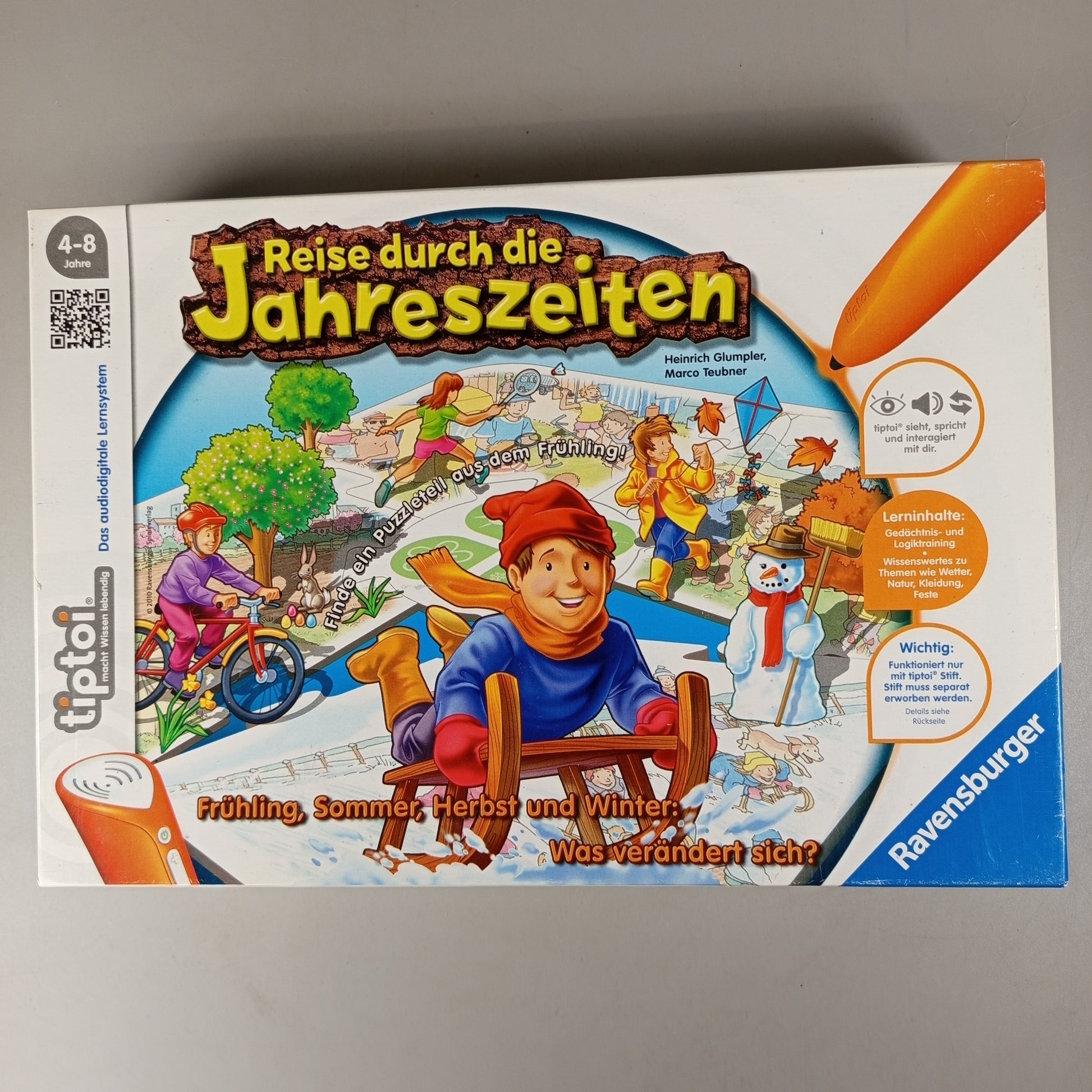 Ravensburger tiptoi Reise Jahreszeiten Brettspiel, ab 3 4 5 Jahre | ✅ geprüft 