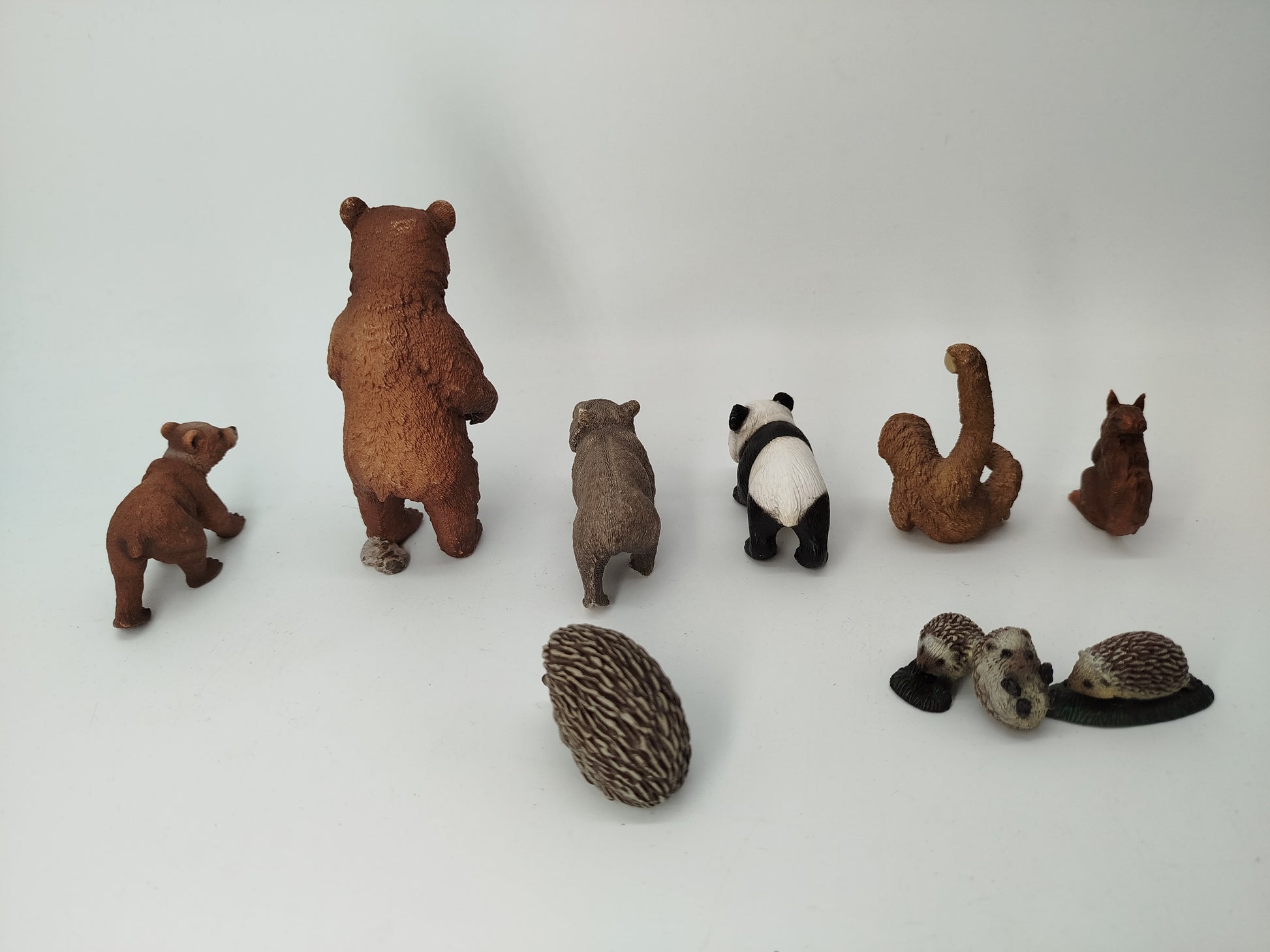 Schleich Tierfiguren Set von 8 – Braunbären, Panda & mehr