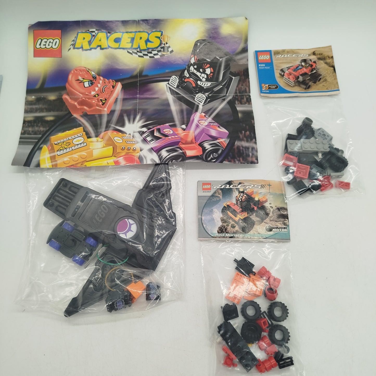 LEGO Bundle Racers 4571 8359 Set von 2 Truck & Buggy, gebraucht, ab 6 Jahre 