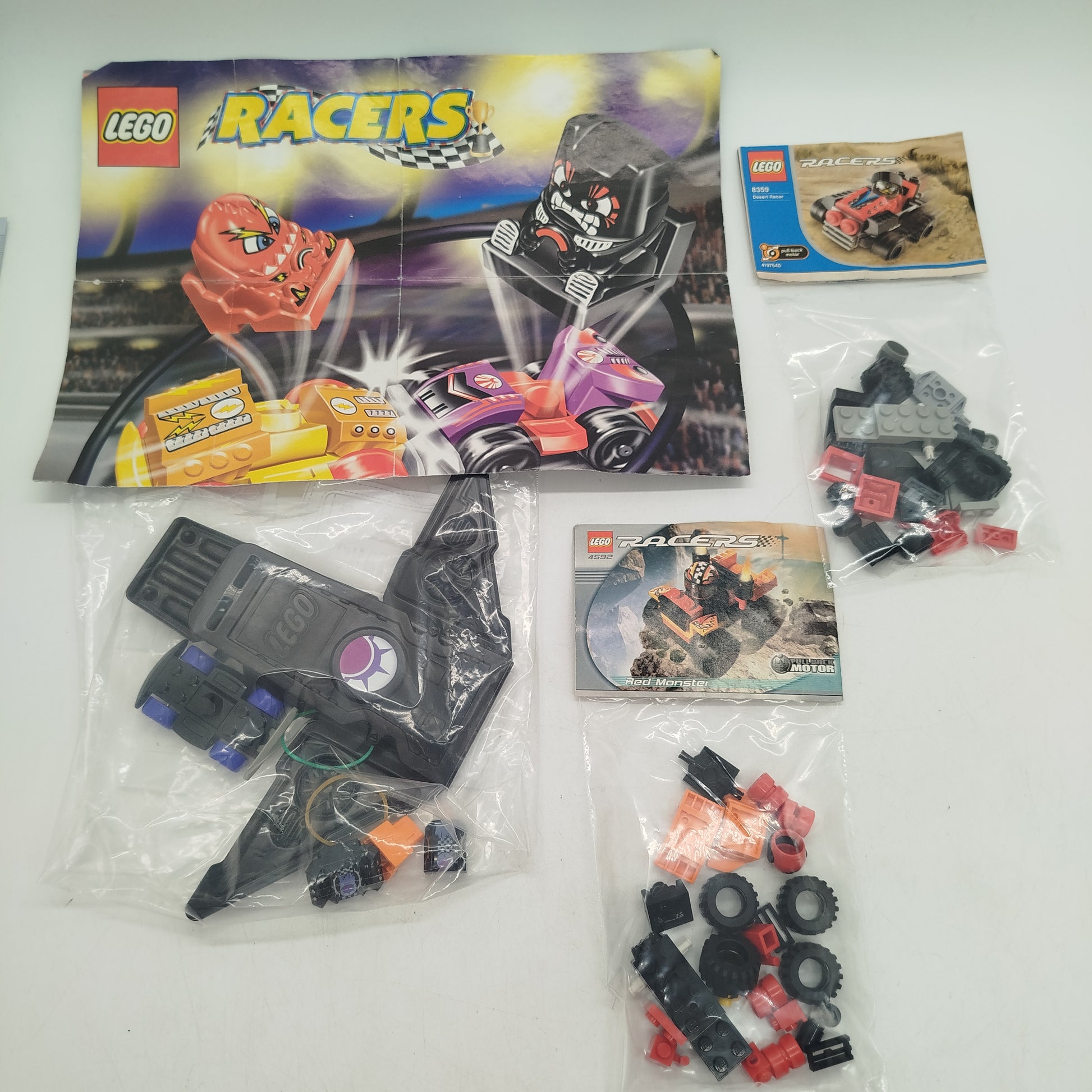 LEGO Bundle Racers 4571 8359 Set von 2 Truck & Buggy, gebraucht, ab 6 Jahre 