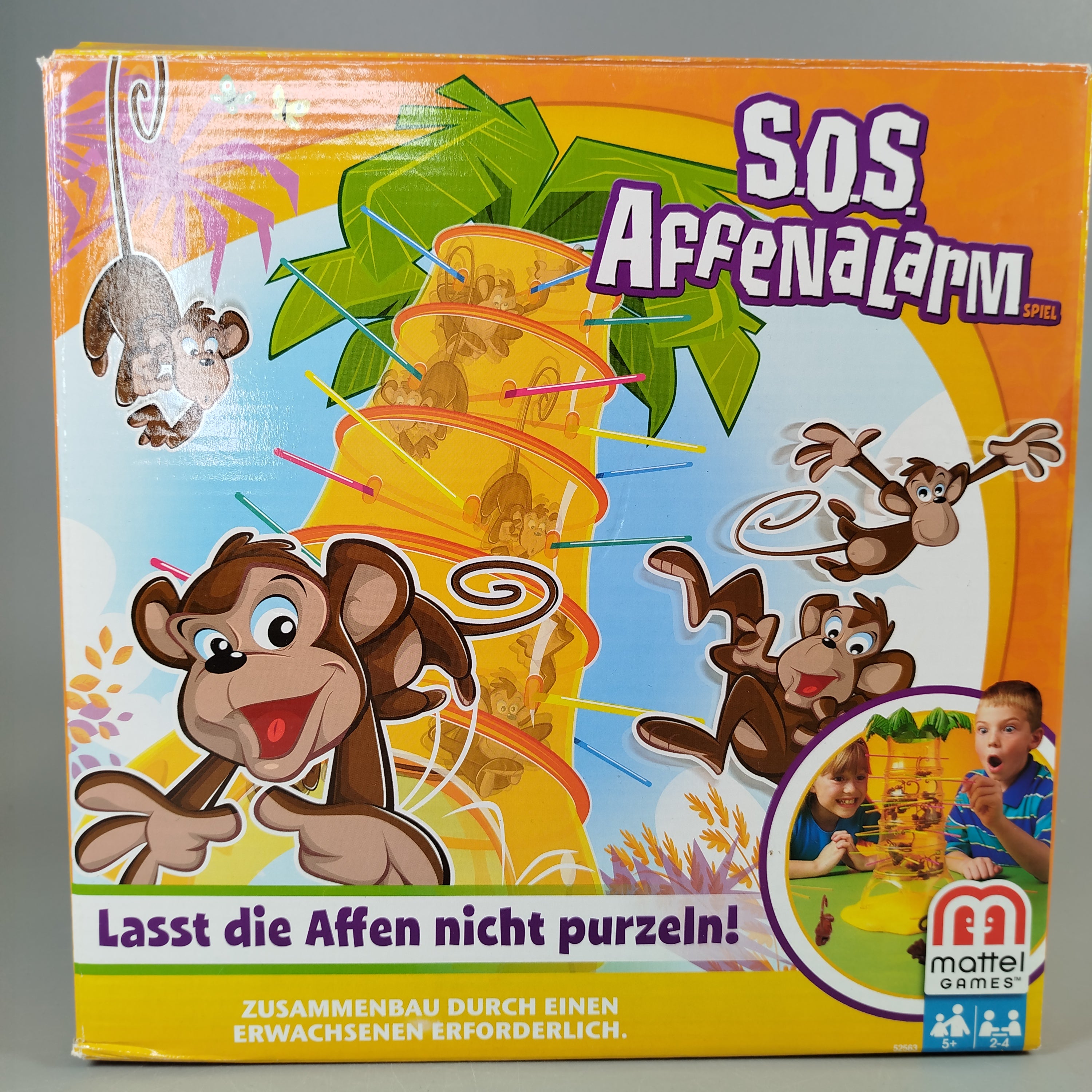 Mattel Spiel S.O.S. Affenalarm – Gesellschaftsspiel