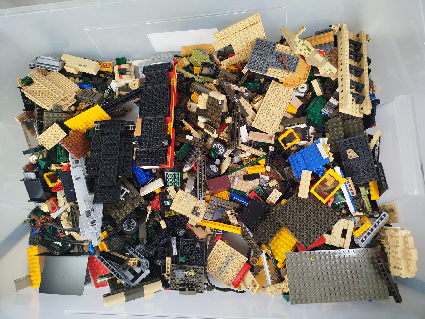 Konvolut ca. 3,5 kg Sluban MB Klemmbausteine