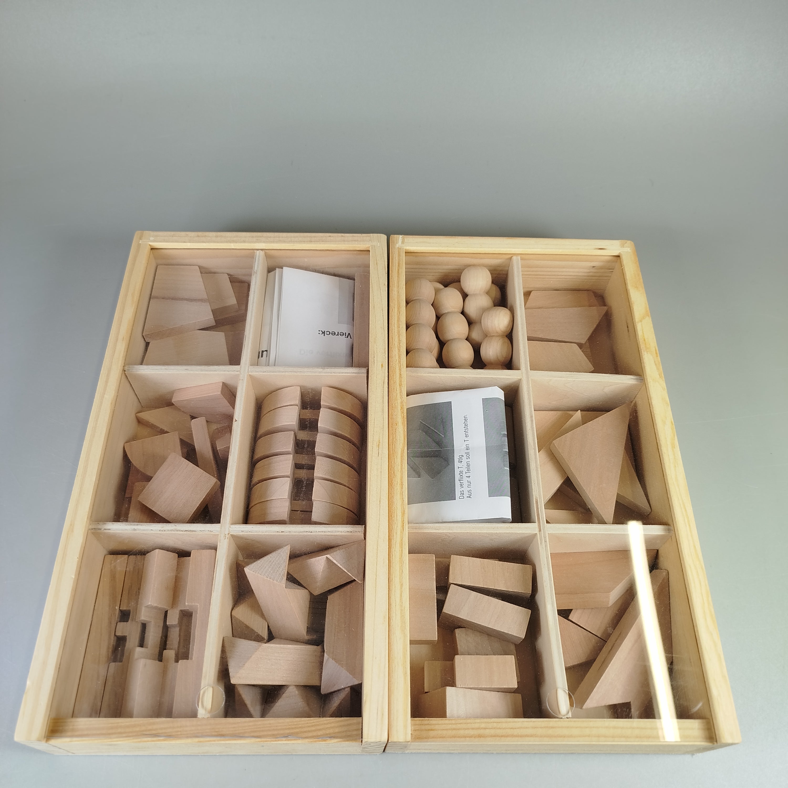 Holzspielzeug Set - Tangram Rätsel, OVP, wie neu