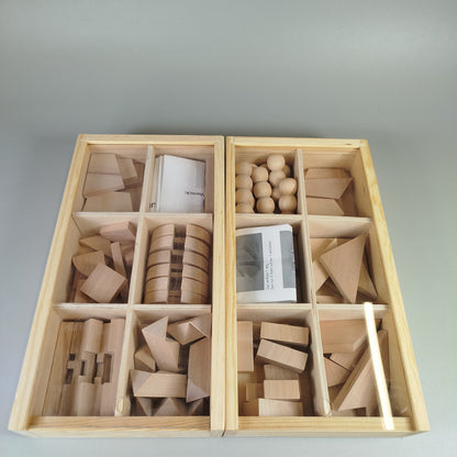 Holzspielzeug Set - Tangram Rätsel, OVP, wie neu
