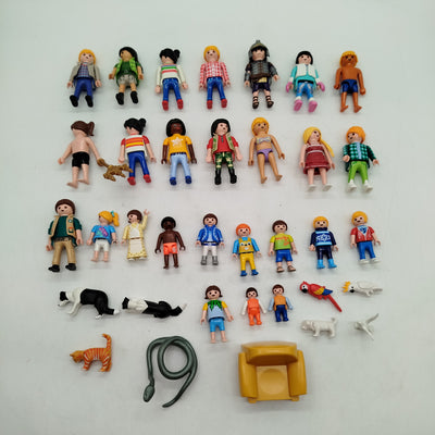 Playmobil Bundle 27 Figuren & Tiere mit Zubehör