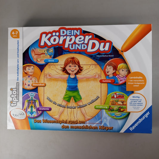 Ravensburger Bundle tiptoi Körper & Du 00 560 4 Lernspiel