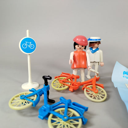 Playmobil Set 3573 & 4192 – mit Figuren, Pferd, Fahrrädern & Zubehör