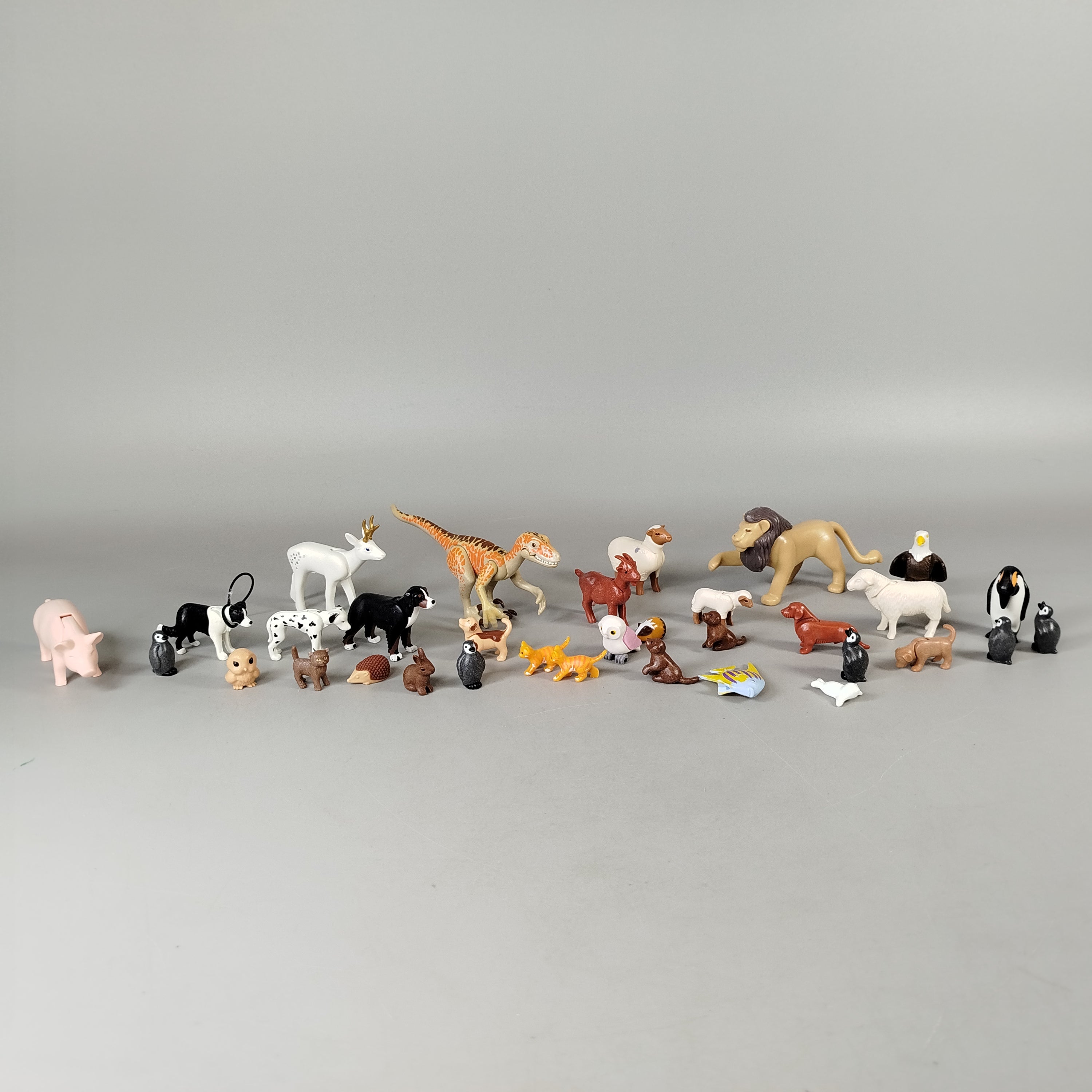 Playmobil Tierfiguren Set von 30 Bauernhof- und Wildtieren
