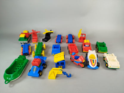 LEGO DUPLO Konvolut ca. 2,5 kg – Fahrzeuge, Figuren & Zubehör