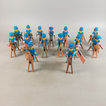 Playmobil Bundle US Kavallerie Figuren & Pferde ab 3 4 5 Jahre | ✅ geprüft 