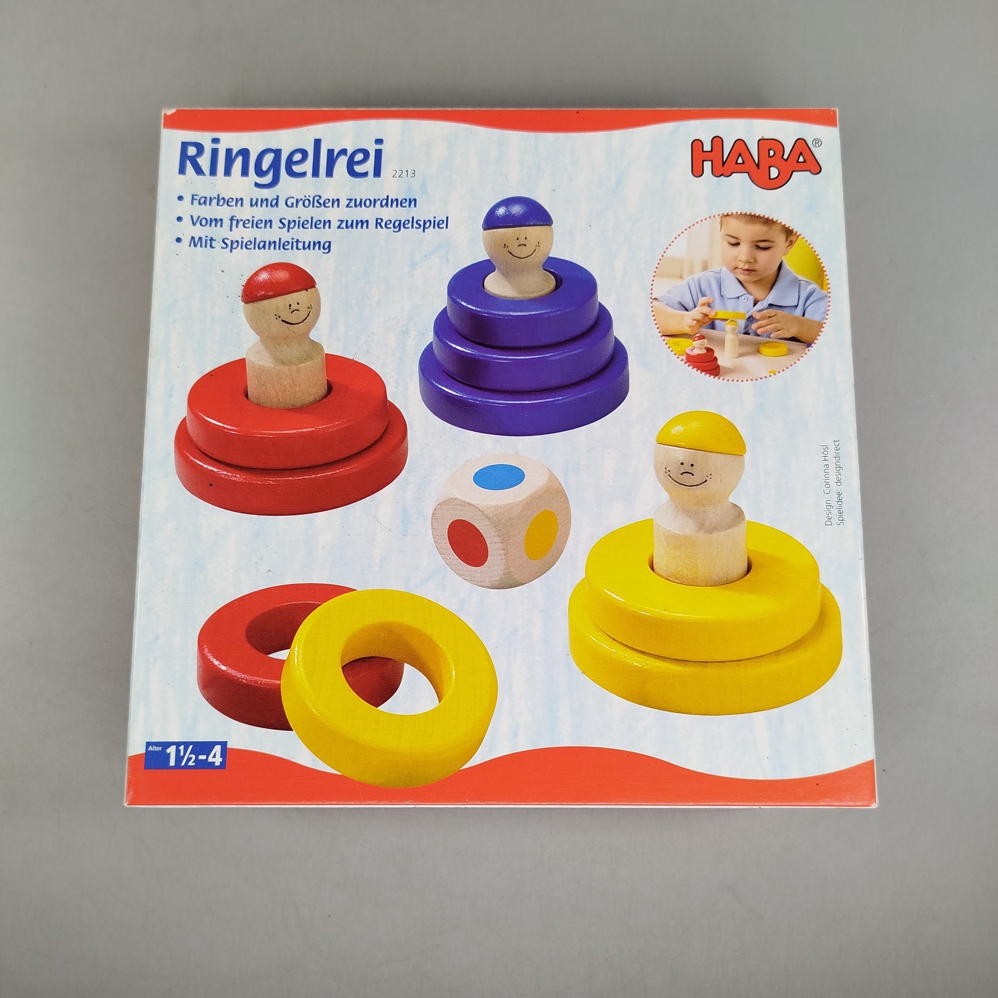 HABA Ringelrei Holzspiel, gebraucht, ab 1 2 3 Jahre | ✅ geprüft 