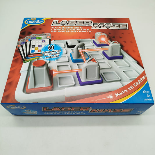 ThinkFun Laser Maze Logikspiel – Denkspiel mit 60 Aufgaben, OVP
