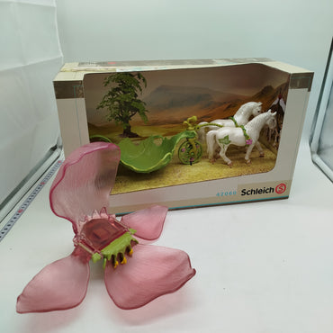 Schleich BAYALA Elfenkutsche 42060 mit Zubehör Neuwertig