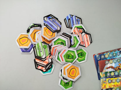 Bakugan Spieleset – Set von 4 Figuren mit Karten & Plättchen