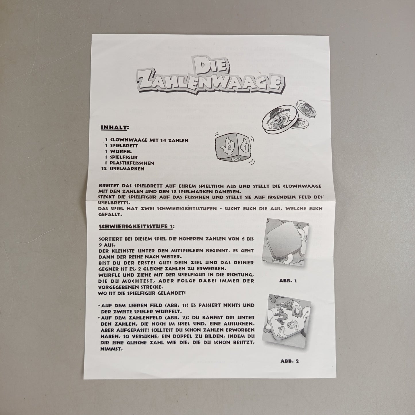 Clementoni Lernspiel – Die Zahlenwaage, OVP