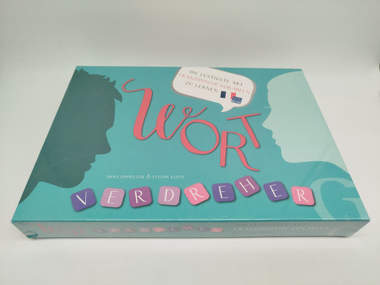 Grubbe Media Brettspiel Wortverdreher – Sprachlernspiel Französisch, neu OVP