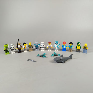 LEGO Ninjago Minifiguren Set von 17, wie neu