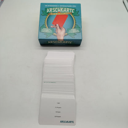 Kylskapspoesi Arschkarte Kartenspiel – Lustiges Partyspiel, gut