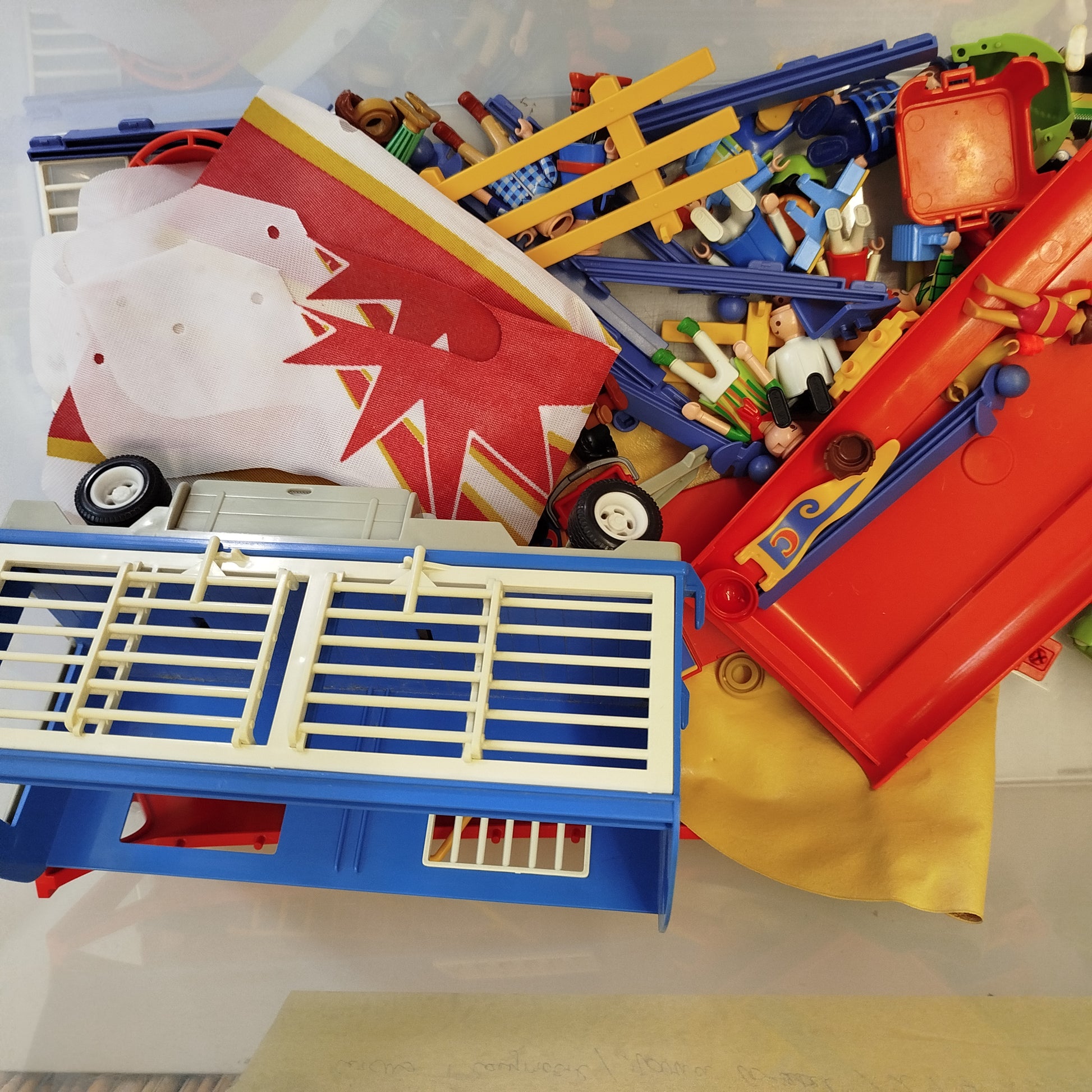 Playmobil Zirkus Konvolut – Riesenrad 5552 & Zirkus 3553, gut