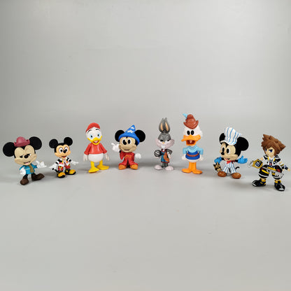 Diverse Figuren-Set (8 Stück) – Disney und Cartoon-Charaktere
