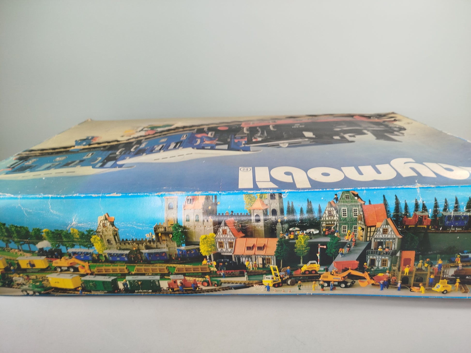 Playmobil Eisenbahn Dampflok 4000 mit Wagen & Figur, OVP