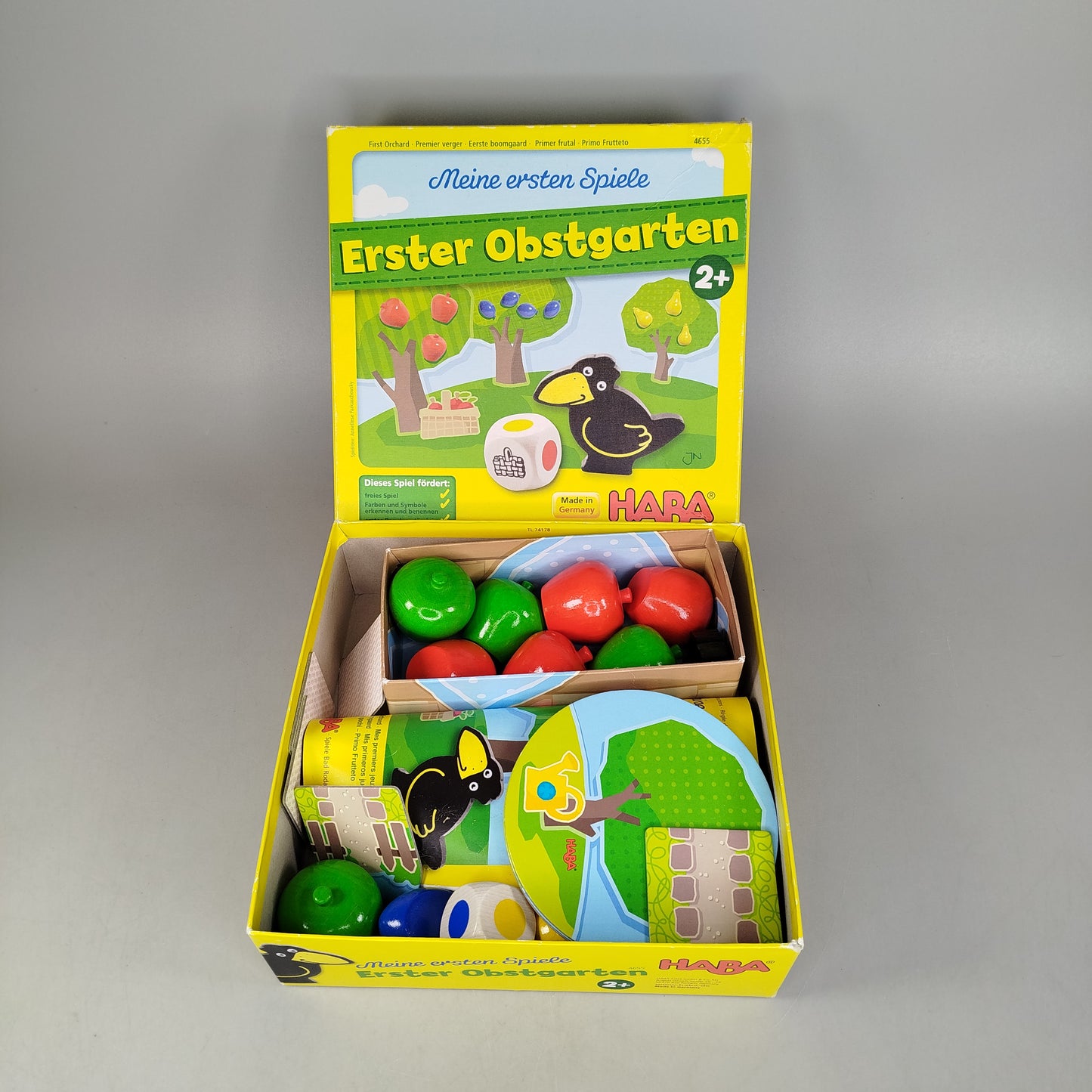 HABA Erster Obstgarten Brettspiel, gebraucht, ab 2 3 4 Jahre | ✅ geprüft 