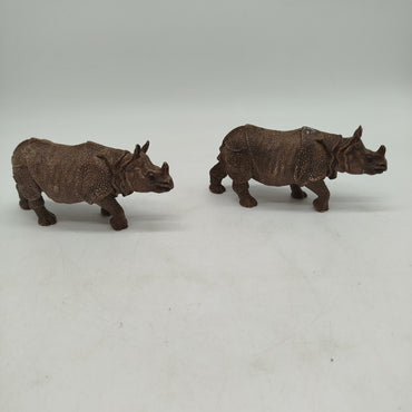 Schleich Bundle Tierfiguren Set von 3 Nashörner & Triceratops