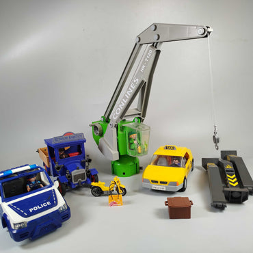 Playmobil Großes Playmobil Konvolut 6 kg - Fahrzeuge, Figuren, Zubehör