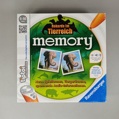 Ravensburger tiptoi Memory-Spiel – Rekorde im Tierreich, OVP