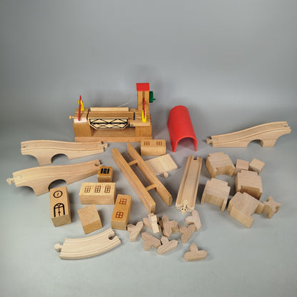 Bundle IKEA LILLABO Set von 20 Holzeisenbahn