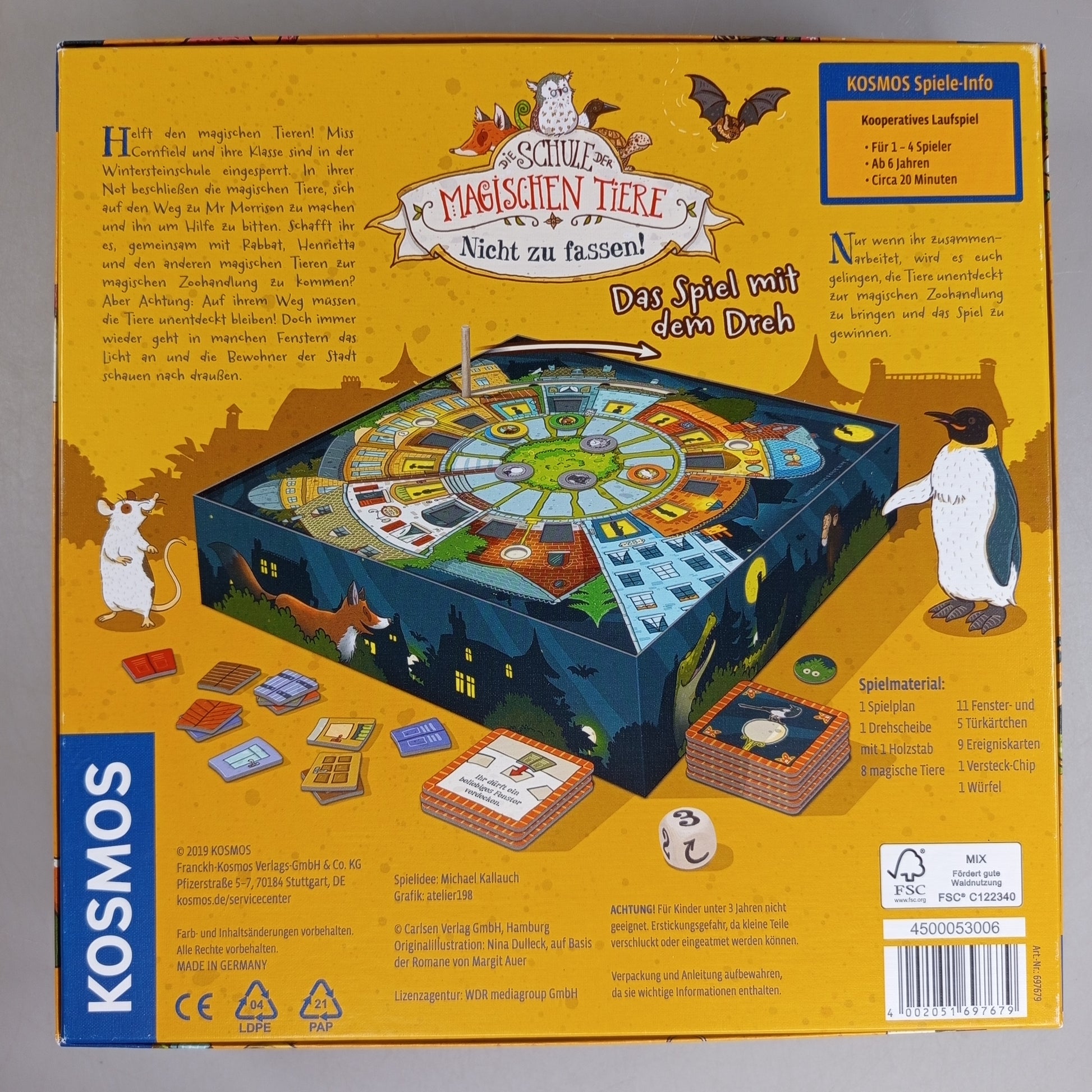 Kosmos Brettspiel – Die Schule der magischen Tiere – Nicht zu fassen!