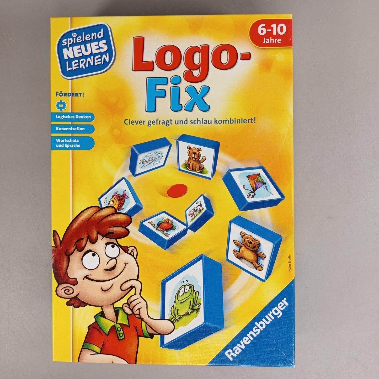 Ravensburger Lernspiel Logo Fix – Brettspiel für Kinder ab 6 Jahren