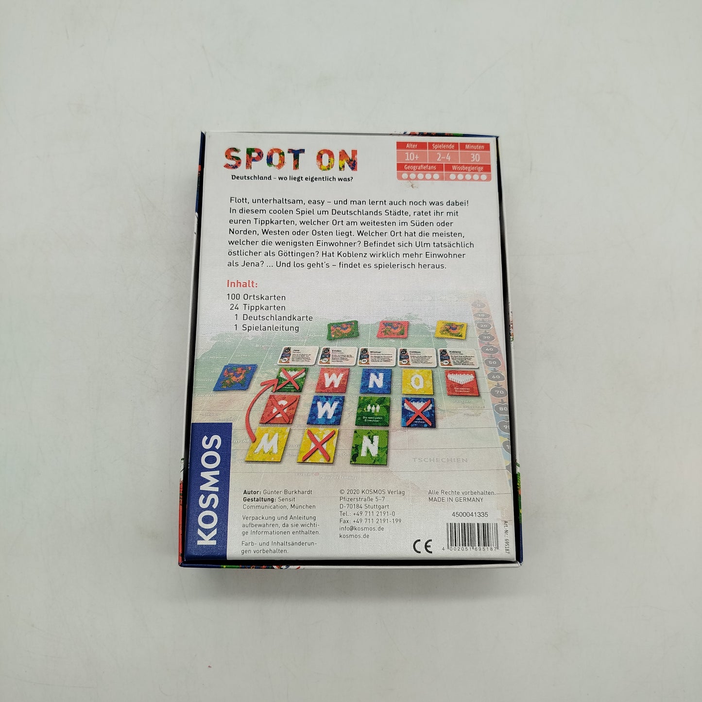KOSMOS Spot On Deutschland Brettspiel 690413 ab 10 Jahren